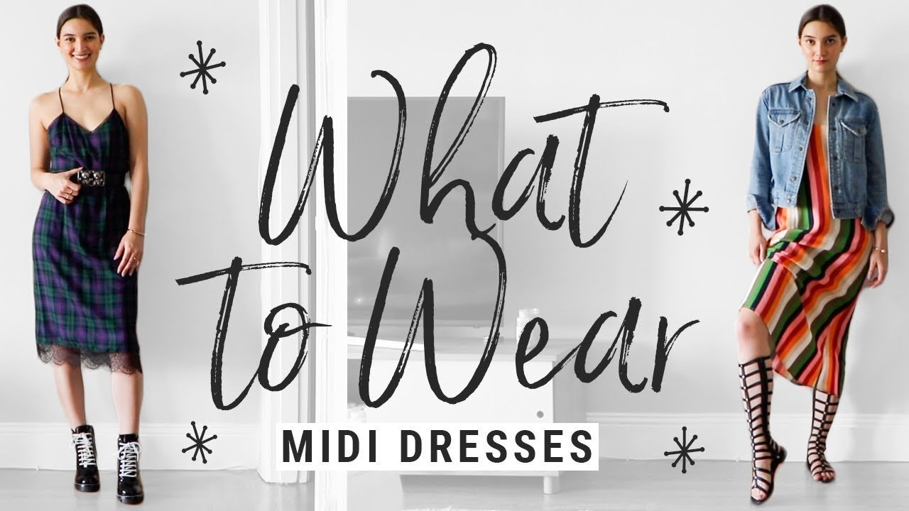 Midi Length Dresses Videos and Fashion Shows | Midi Dresses