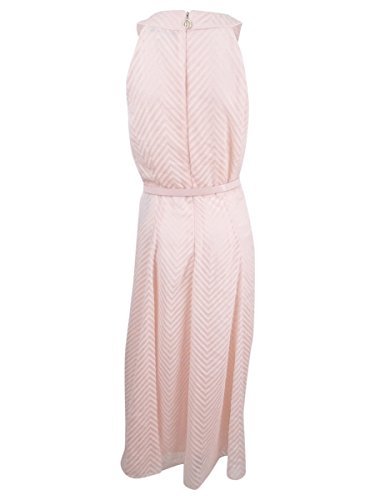 tommy hilfiger women's coin toss chiffon long dress