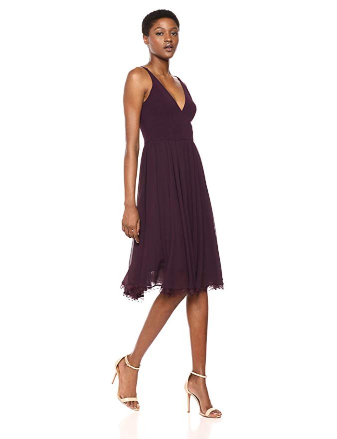 dress the population alicia midi dress